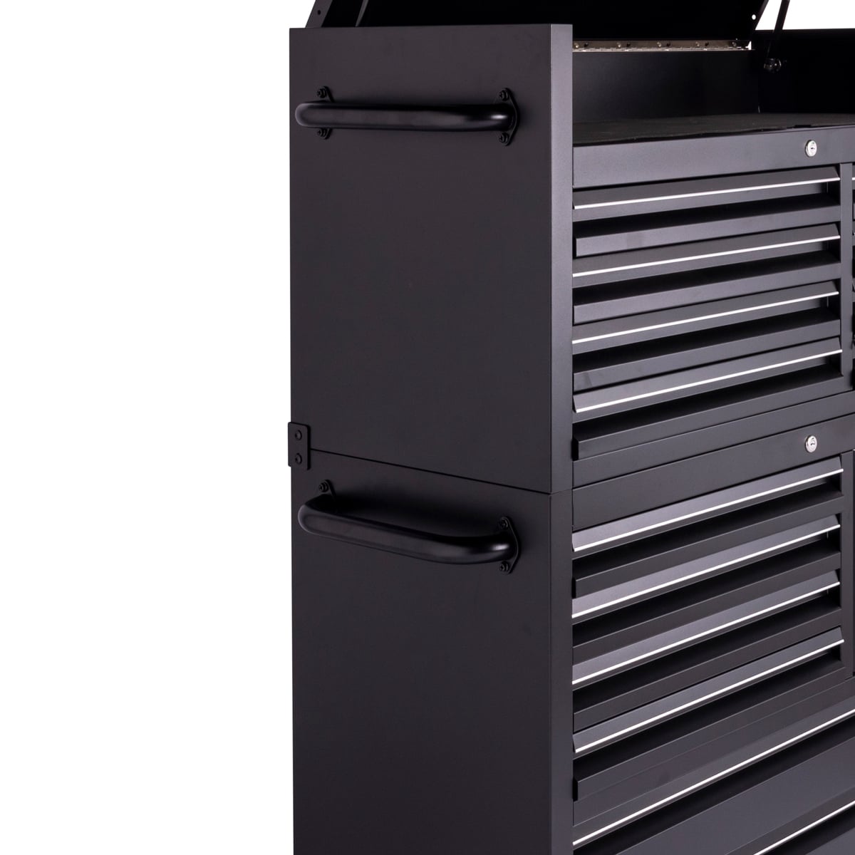 SGS 41in 14 Drawer Tool Chest & Roller Cabinet Combo | Black